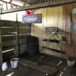 Laundry station, Moruga Cocoa Chocolate Museum. Moruga Cocoa Chocolate Museum.